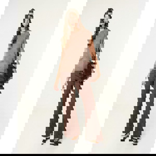 Blue Vanilla Round Neck Vest