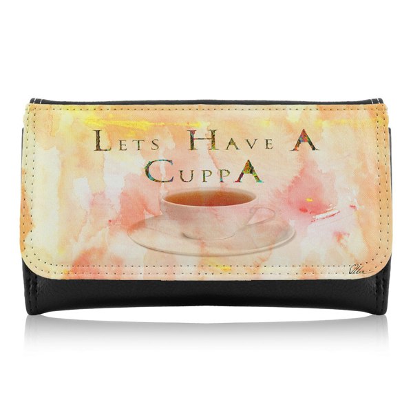 Benjamin Tate Design Lets Have A Cuppa Maxi Purse