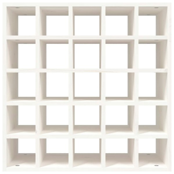 Berkfield Wine Cabinet White 56x25x56 cm Solid Wood Pine