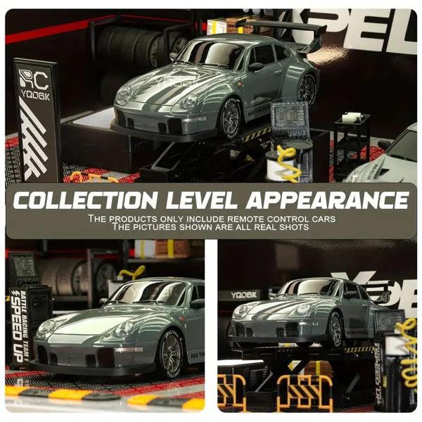 Dyzi Remote Control Drift Car LED Lights High-Speed 4WD Rechargeable Toy