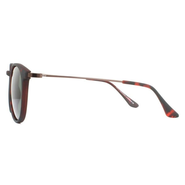 Montana Sunglasses MP33 D Brown Turtle Rubbertouch G15 Green Polarized