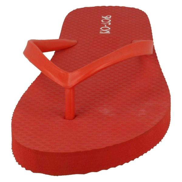 Spot On Ladies Spot On Toe Post Flip Flops