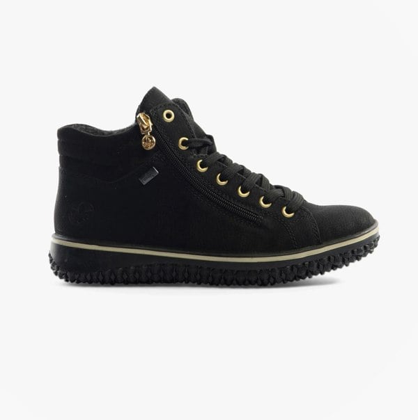 Rieker Z4263-00 Womens Ankle Boots - Black