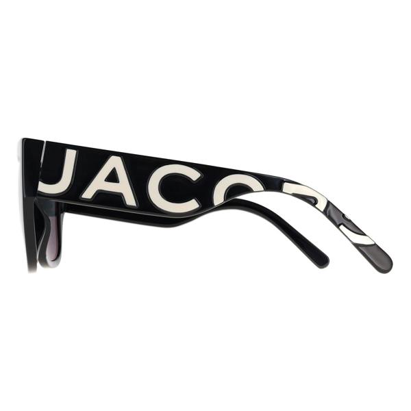 Marc Jacobs Sunglasses MARC 695/S 80S/2K Shiny Black Blue Light Mirror