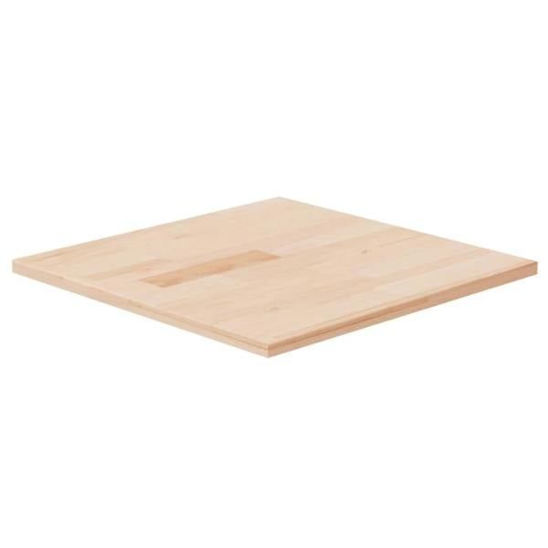 Berkfield Square Table Top 40x40x1.5 cm Untreated Solid Wood Oak
