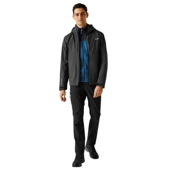 Regatta Mens Birchdale II Waterproof Jacket - Ash/Black - 