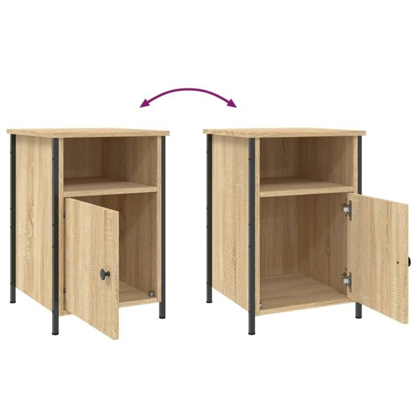 Berkfield Bedside Cabinet Sonoma Oak 40x42x60 cm Engineered Wood
