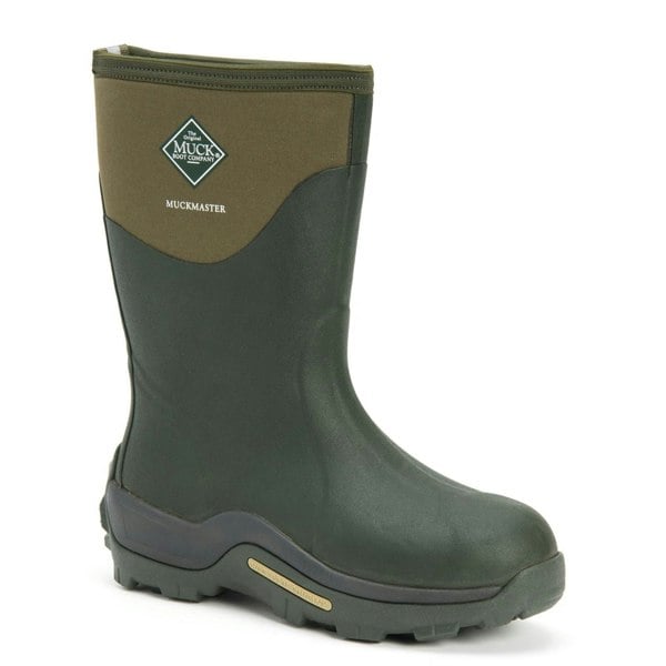 Muck Boots Muckmaster Mid Unisex Wellington Boots in Moss