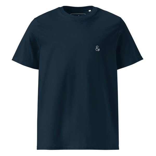 ANCHOR & CREW Ampersand Signature Organic Cotton Embroidered T-Shirt