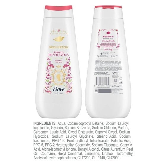 Dove Bridgerton Body Wash - Raspberry Rendezvous Limited Edition 400ml