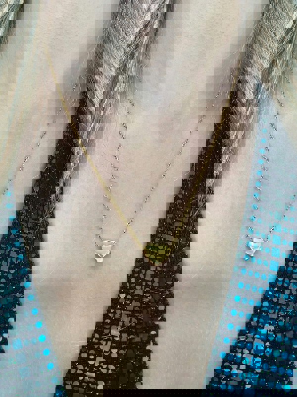 SVNX Small Heart Necklace in Gold Colour