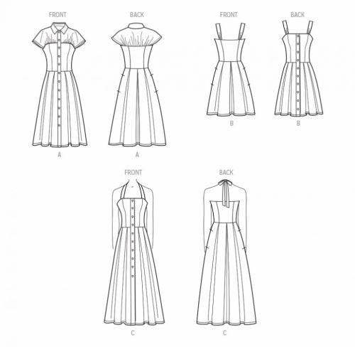 Simplicity Sewing Pattern 9742, Dresses for Women, D5 (4-6-8-10-12) - Intermediate