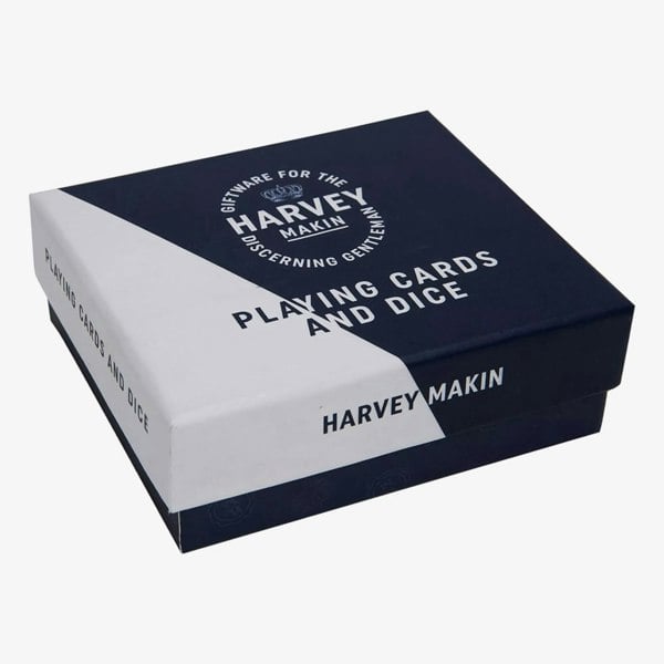 T. H. Baker Harvey Makin Cards & Dice Wooden Games Gift Set HM1992