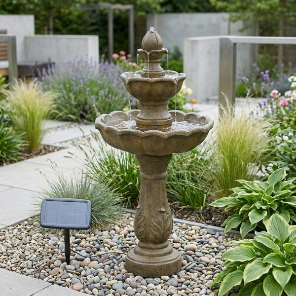 Garden Greatness Kingsbury Stone Effect Tiered Water Feature