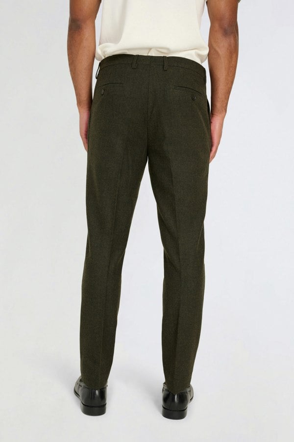 Harry Brown London Henry Tweed Trousers - Olive
