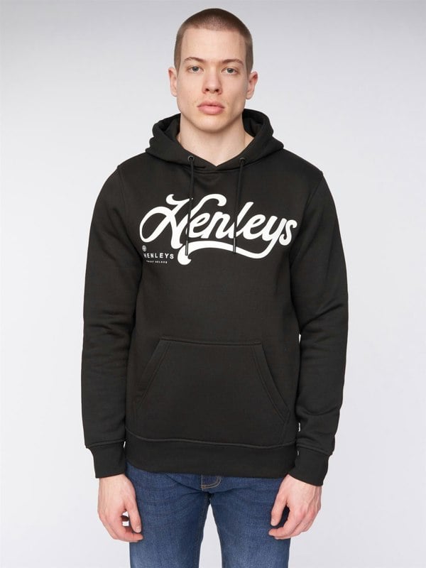 Henleys Scripthen Hoodie - Black