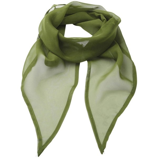 Premier Unisex Adult Colours Chiffon Scarf - Oasis Green