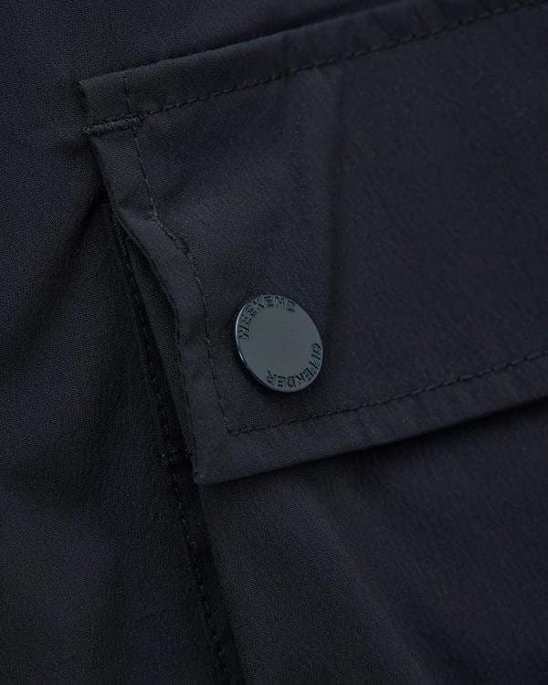 WEEKEND OFFENDER Baraki Cargo Shorts - Navy Blue