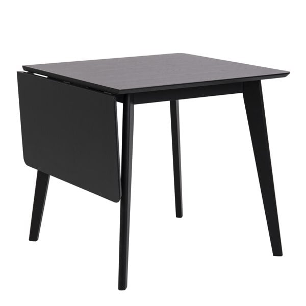 Furniture To Go Roxby Extending Dining Table 80-120cm in Black
