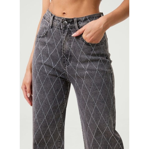 Pink Vanilla Diamante Jeans