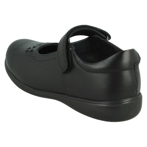 Start-rite Girls Start-Rite Heart-Bow School Shoes Glisten