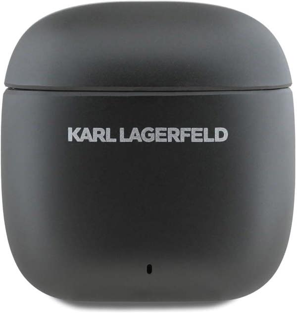 Karl Lagerfeld TWS Metal Printed Logo ANC/ENC Earphones Black - KLTWSM1ALELK