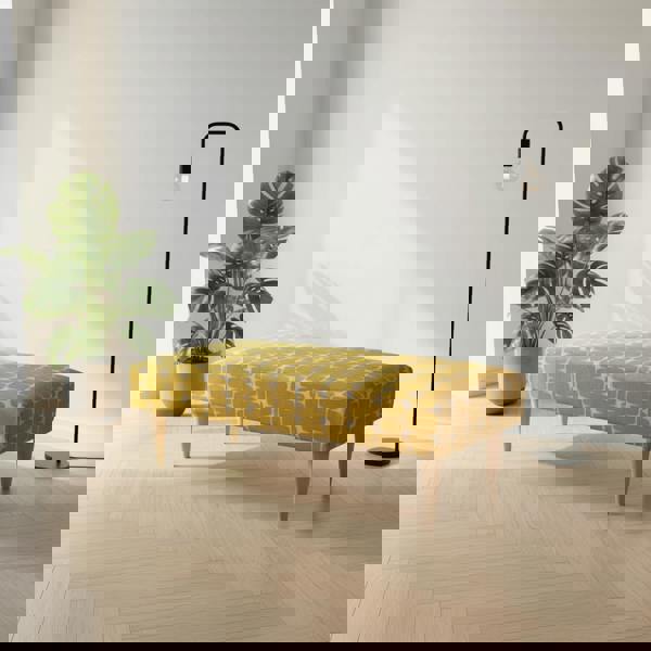 Luxury Hand - stitched Detail Seating Ottoman Bench – Multi - Functional Coffee Table - ISTOOLS