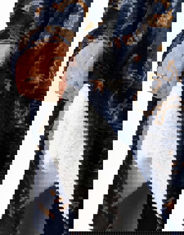 Harry Potter Womens Blue Embroided Logo Blanket Hoodie (One Size) [comp]