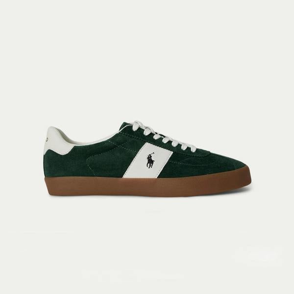 Polo Ralph Lauren COURT VLC PP Court Trainers   in  Green