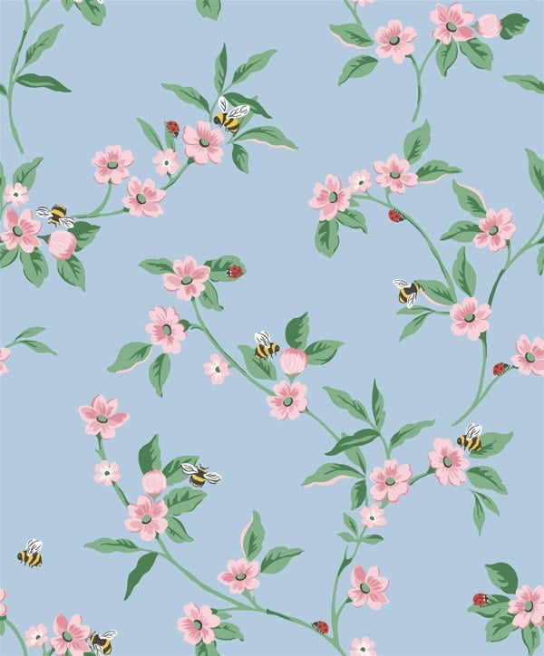 Cath Kidston Greenwich Flowers Wallpaper Rolls