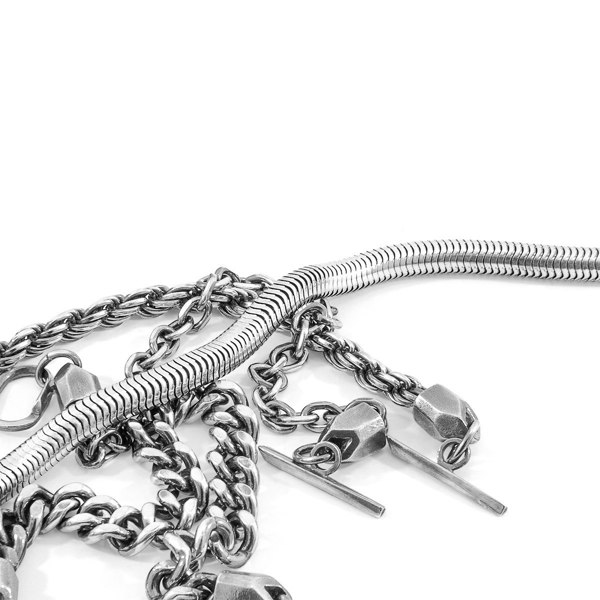 Anchor & Crew Moonraker Skipper Silver Chain Bracelet