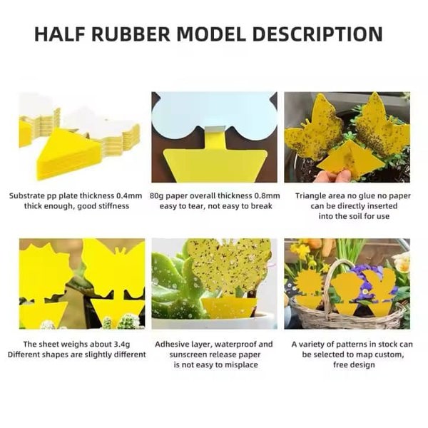 Full Plastic Sticky Insect Trap Details