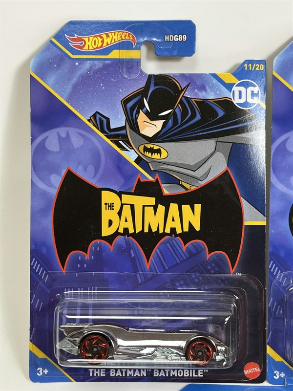 Hot Wheels Batman 5 Car Set 1:64 Scale Hot Wheels HDG89