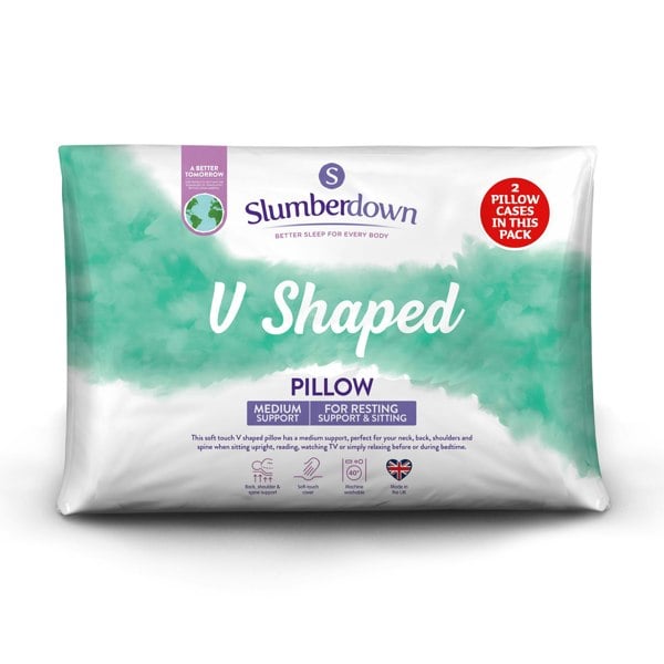 Slumberdown V Shape Firm Support Pillow
