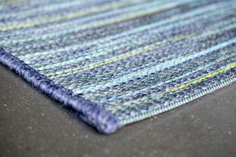 Brighton Rug - Blue/Yellow