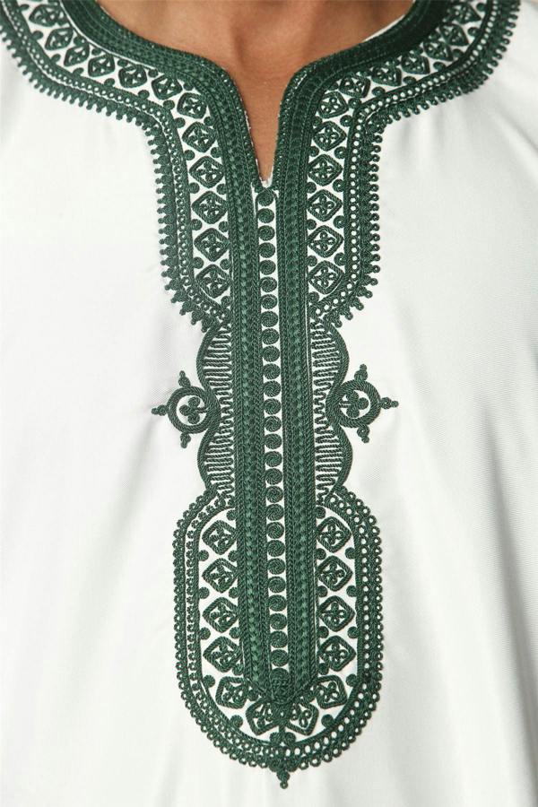 Infinity Leather Men's Moroccan Thobe Djellaba Jubba Robe Eid