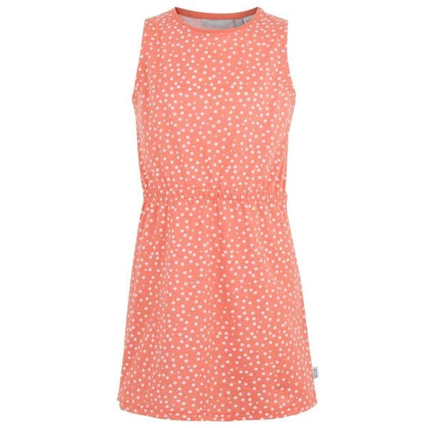 Regatta Girls Beylina Micro-Dot Dress - Peach Bloom/White