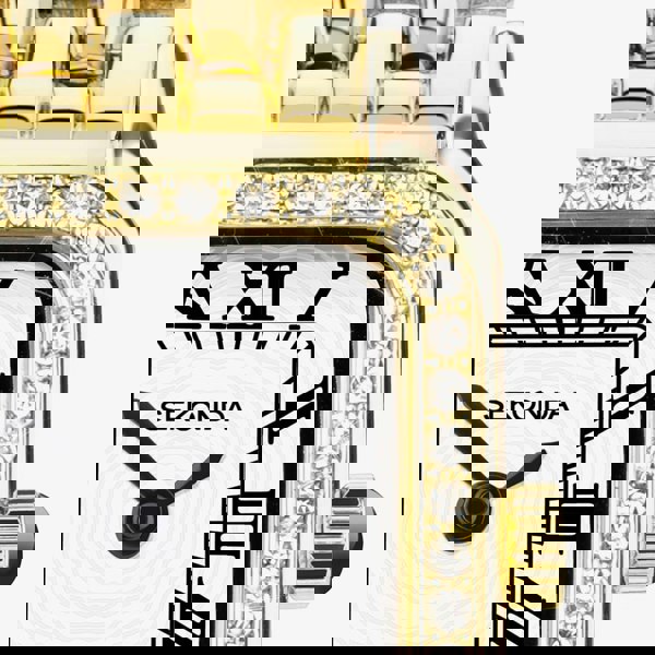 Sekonda Monica Gold Plated Stone Set Watch 40642