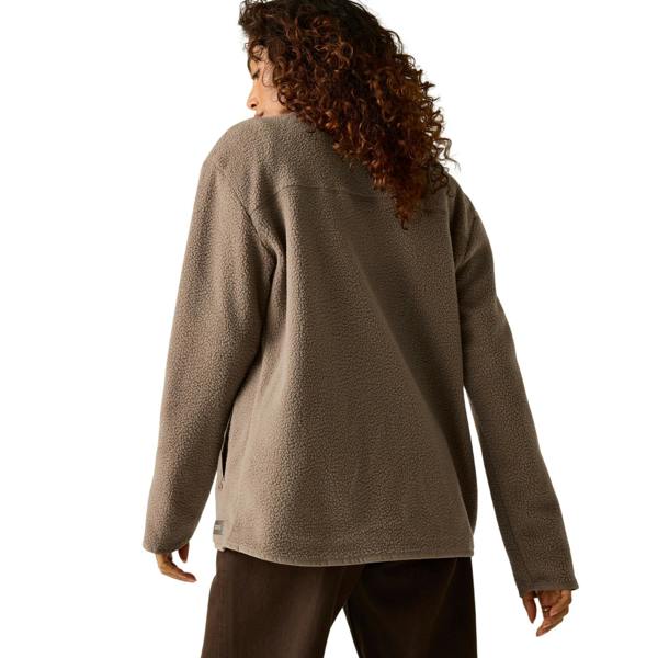 Regatta Womens/Ladies Frankie Borg Full Zip Fleece Jacket - Mocha - 