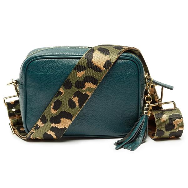 Elie Beaumont Crossbody Tassel Teal