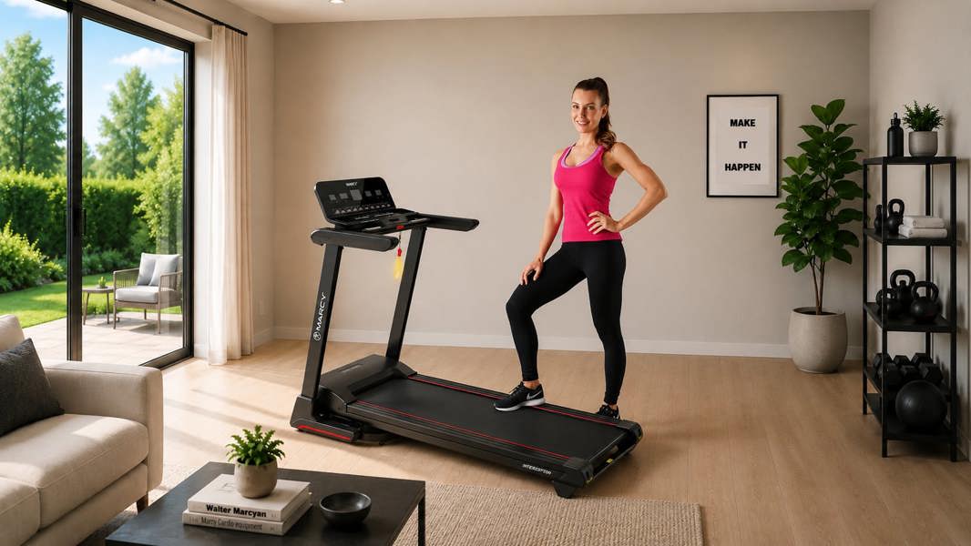 Marcy Interceptor Compact Folding Treadmill