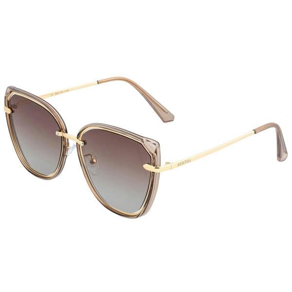 Bertha Rylee Polarized Sunglasses - Brown/Brown - BRSBR041BN