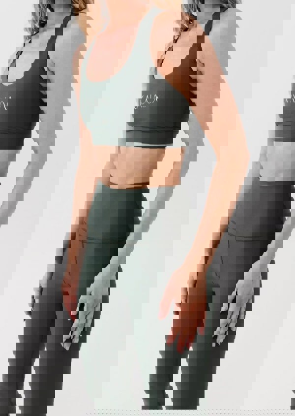P.E Nation PE Nation Womens Kaaiaa X P.E Nation Recycled Poly Sports Bra in Grey