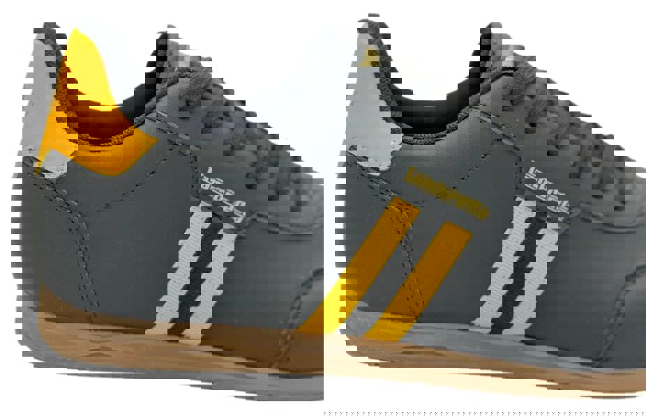 Lambretta Tackle Mens Casual Smart Lace Up Retro Trainers