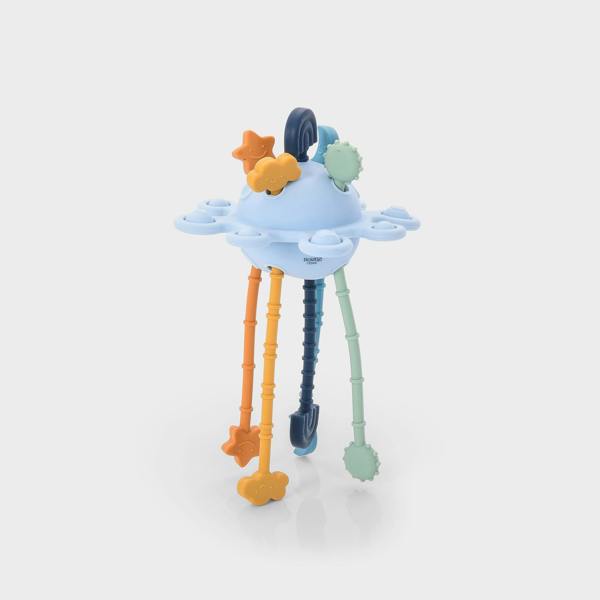 tickit Silisoft Zip Pull Toy (Neutral)