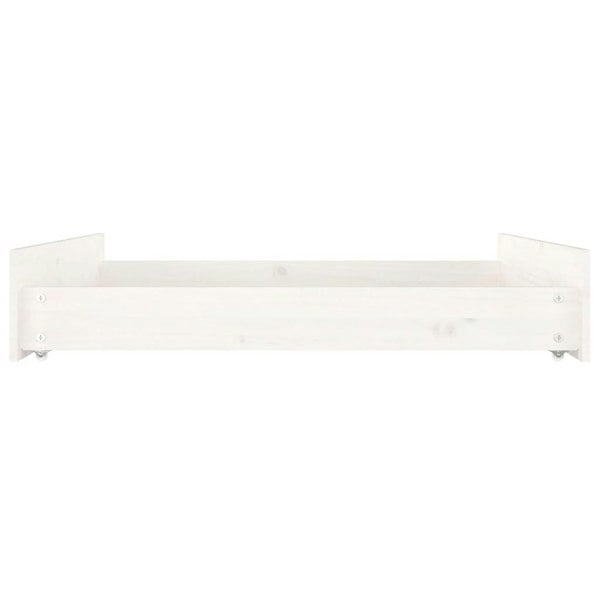 Berkfield Bed Drawers 2 pcs White Solid Wood Pine