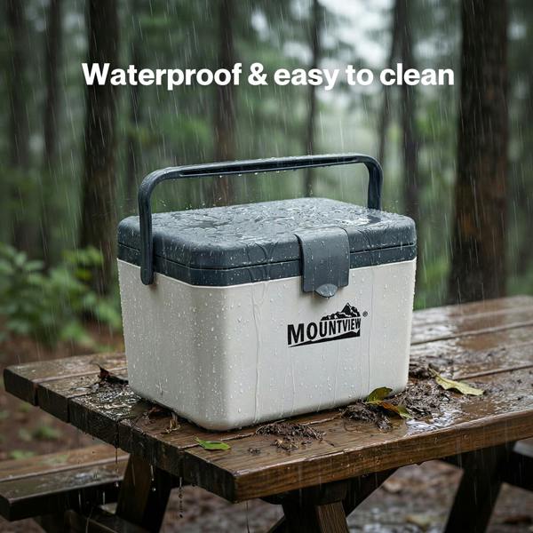 Mountview Cool Box 6L Portable Cooler Food Drinks Camping Beach Picnic White