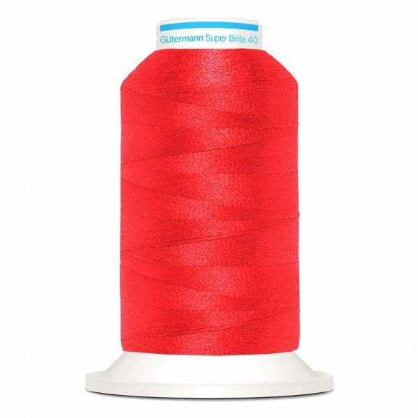 Gutermann Super Brite Polyester 40 Embroidery Thread 1000m Polyester Thread Suitable For Embroidery