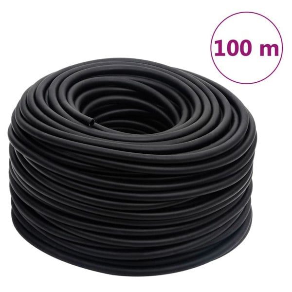 Berkfield Hybrid Air Hose Black 0.6" 100 m Rubber and PVC