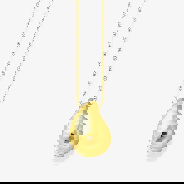 THOMAS SABO Gold Plated Organic Drop Pendant Necklace KE2281-413-39-L50V